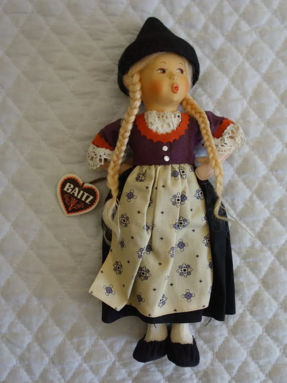 Lot of 3 Vntg w/ tags OLD COTTAGE / BAITZ England Austria German Dolls - Picture 8 of 10
